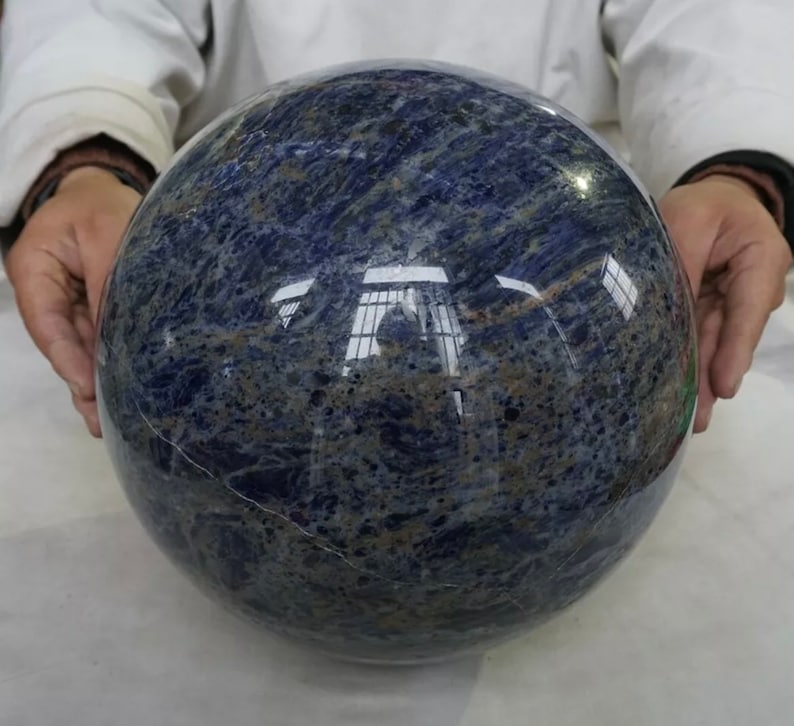 Sodalite sphere Large 65.7LBS TOP GRADE image 10