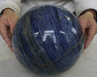 Large sodalite sphere 33.74LBS TOP GRADE