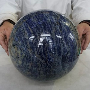 Sodalite sphere Large 65.7LBS TOP GRADE image 1