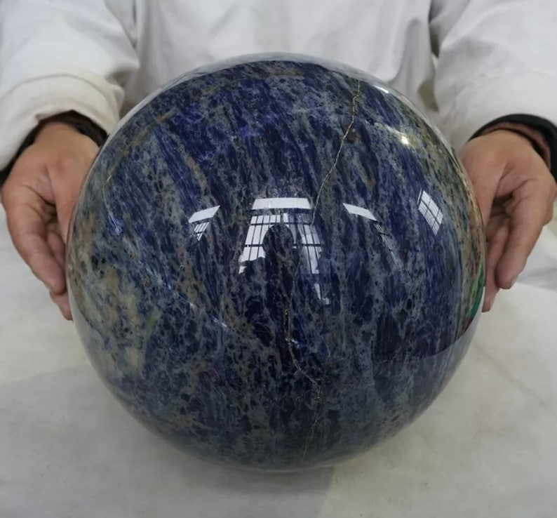 Sodalite sphere Large 65.7LBS TOP GRADE image 1