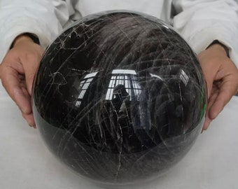 Large Smoke Quartz Sphere 47.7LBS TOP GRADE Museum Grade