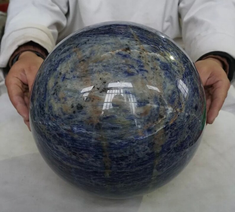 Sodalite sphere Large 65.7LBS TOP GRADE image 8