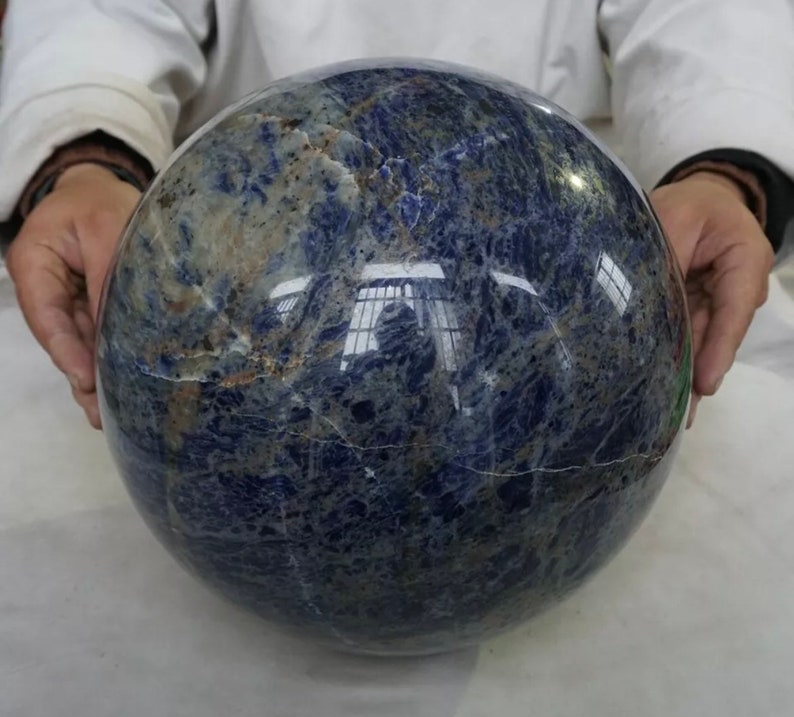 Sodalite sphere Large 65.7LBS TOP GRADE image 4