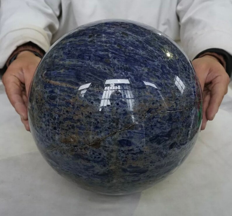 Sodalite sphere Large 65.7LBS TOP GRADE image 6