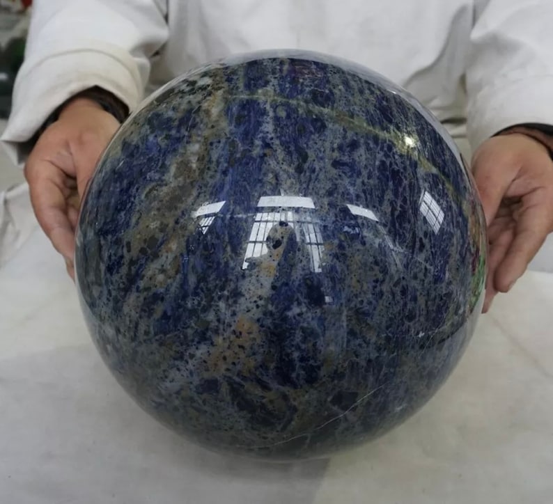 Sodalite sphere Large 65.7LBS TOP GRADE image 7