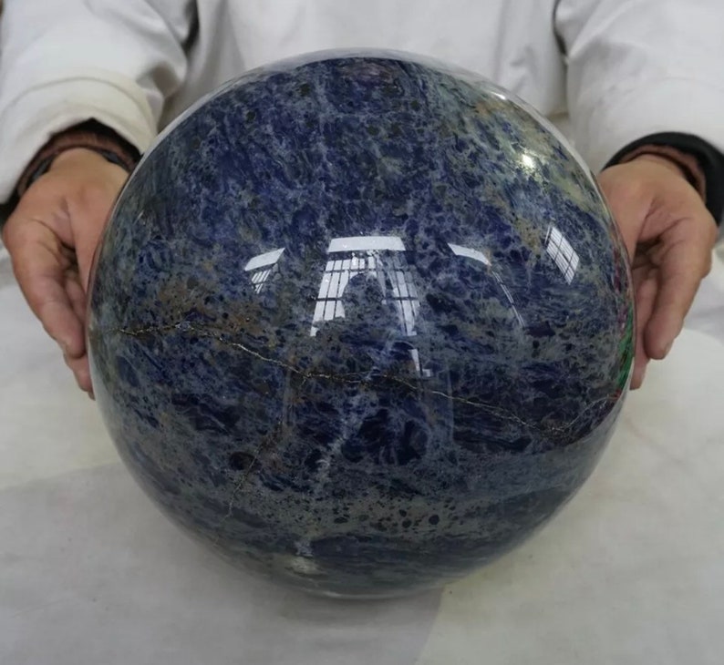 Sodalite sphere Large 65.7LBS TOP GRADE image 9