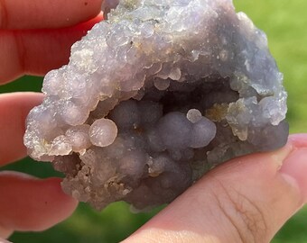 Grape agate cluster