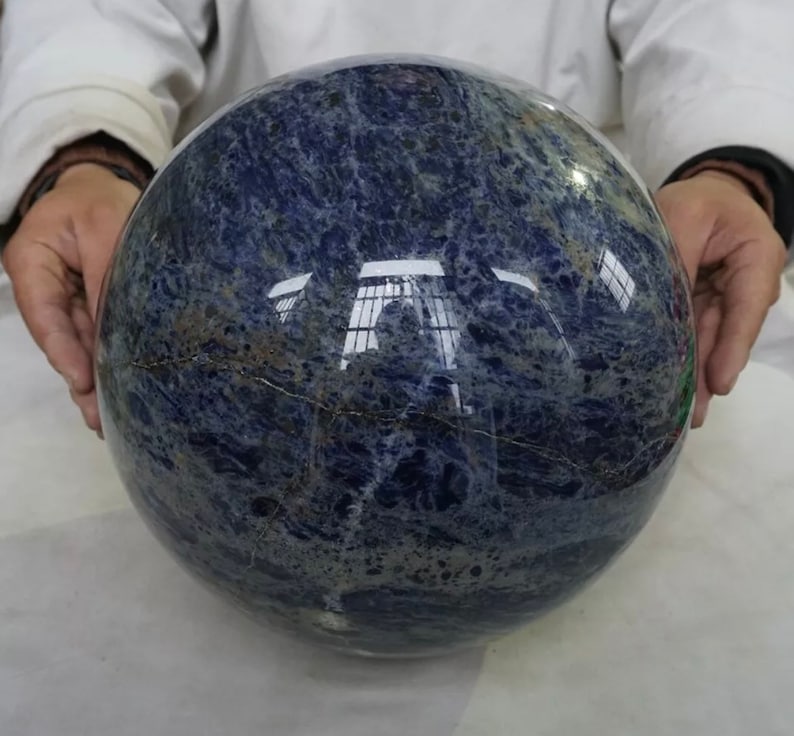 Sodalite sphere Large 65.7LBS TOP GRADE image 2