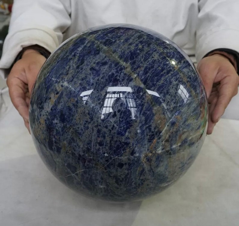 Sodalite sphere Large 65.7LBS TOP GRADE image 3