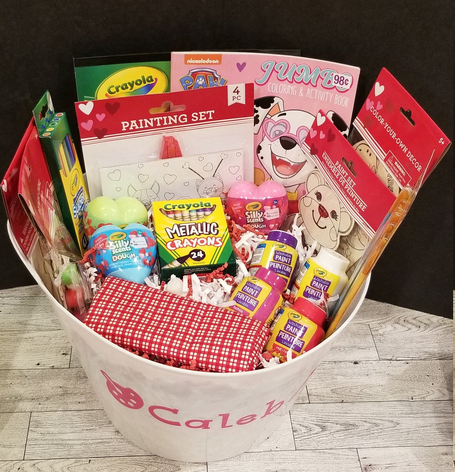 valentines day gift baskets for kids — emelbe design