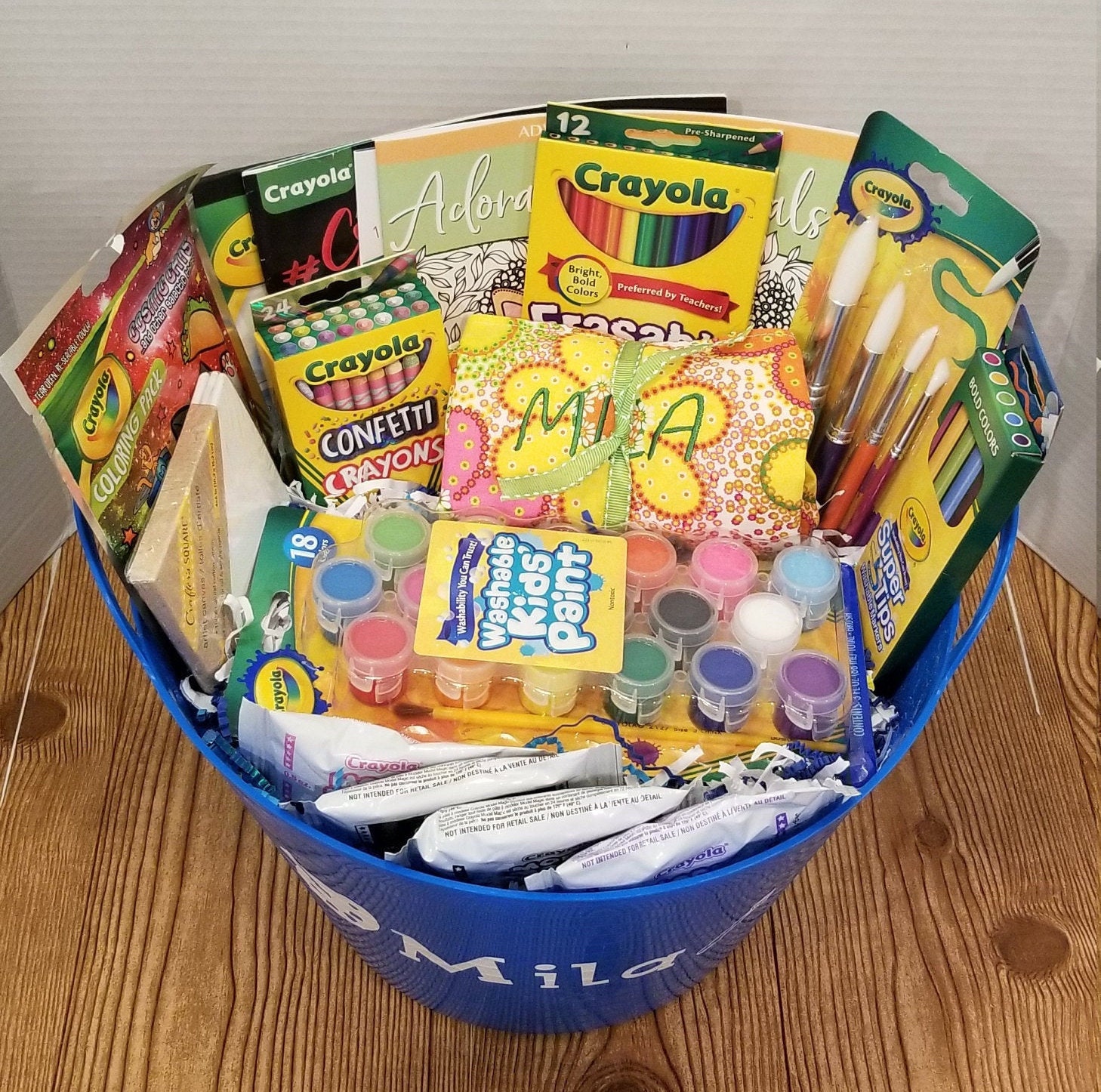 Art Therapy Adult Coloring Book Gift Basket