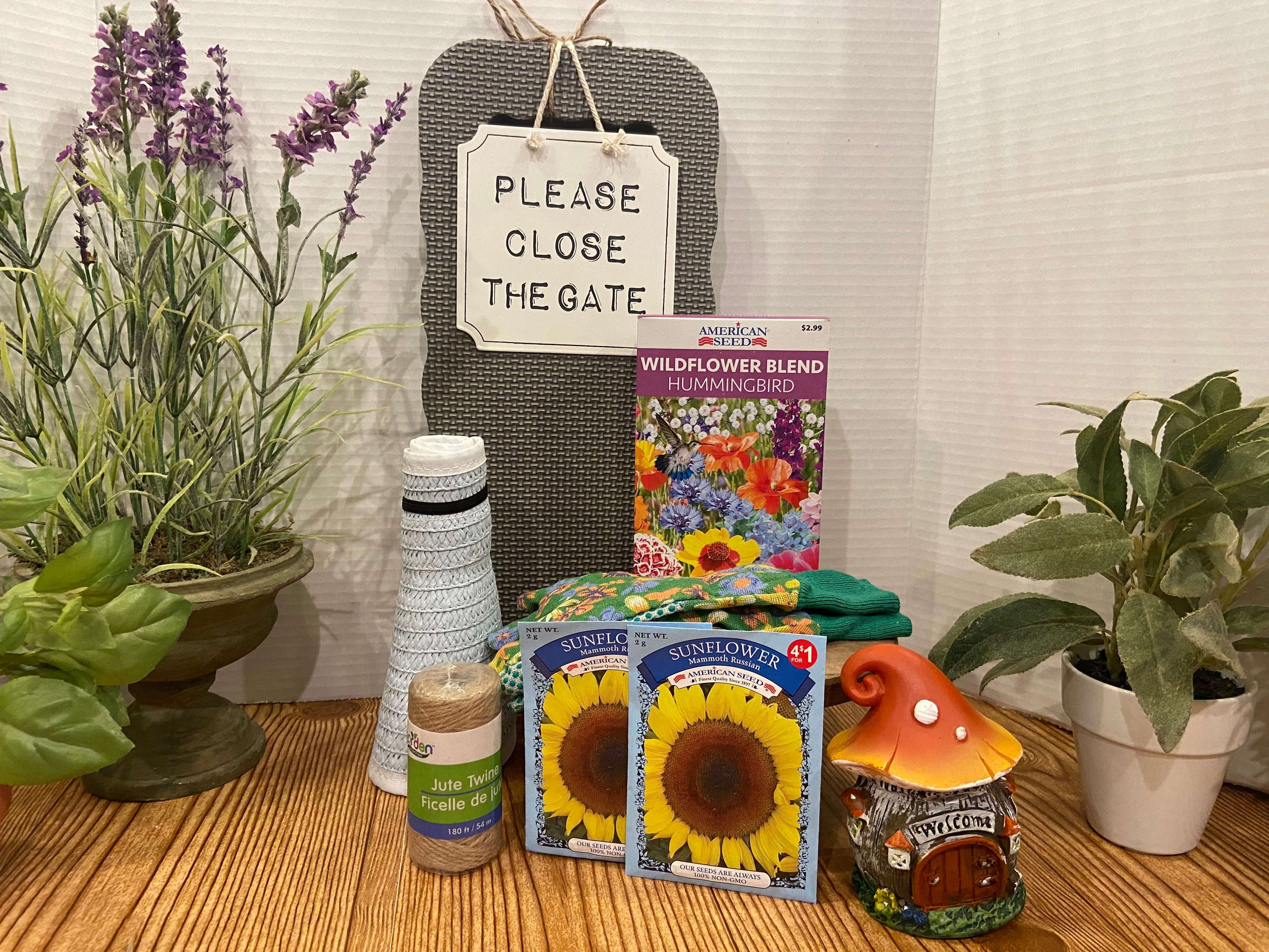 Garden Gift Basket Spring Garden Gift Basket Wooden Garden Etsy UK