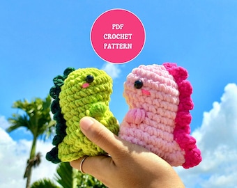 T-Rex Dinosaur Crochet Pattern: Amigurumi Dino (PDF Pattern)