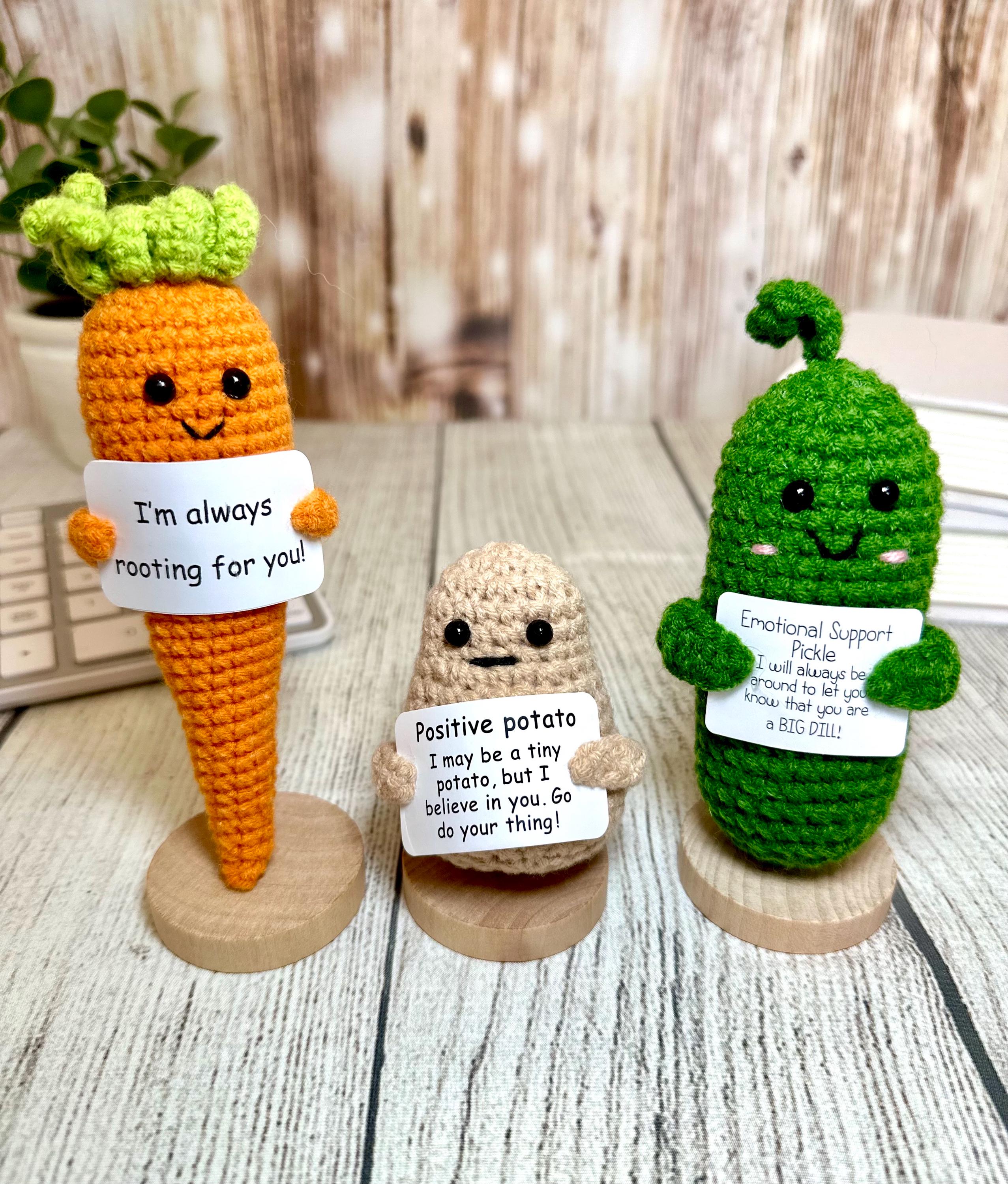 Positive Crochet Gifts for Staff Appreciation, Coworkers, Teachers