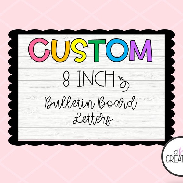 Bulletin Board Letters - Etsy