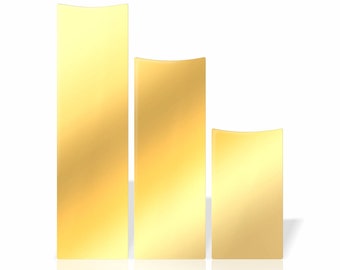 Golden Printed Hairdressing Foiling Board Set: Balayage & Highlighting Tool