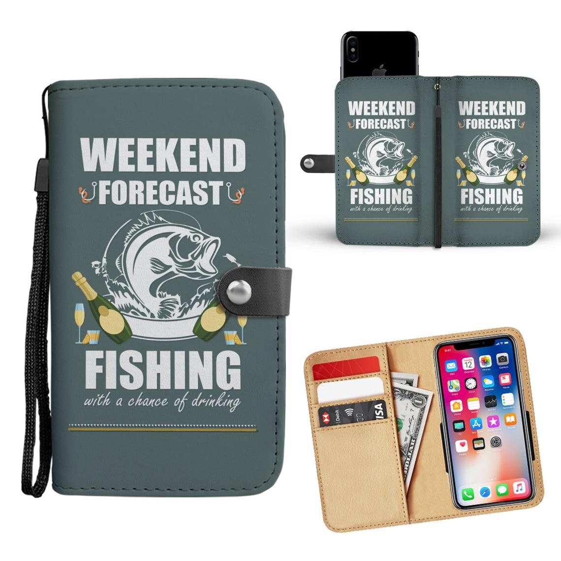 Fishing Wallet Phone Case Personnalis?? Personnalis?? Protection Etsy