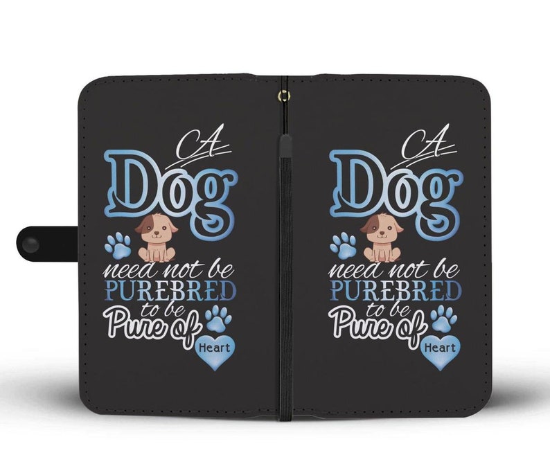 Dog Wallet Phone Case Custom Personalized Protective Cell Etsy