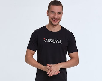 Visual Text Trending Funny Summer Graphic T Shirt for Men