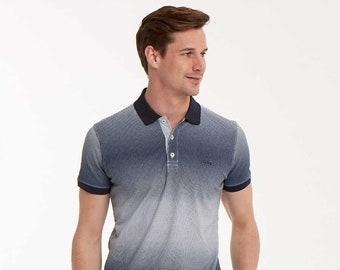 Olsen Polo Men's T-Shirt, Aesthetic Embroidered Polo Printed Tee Shirt, Minimalist Soft Cotton Shiny Polo Tee Shirt, Classic Tee Shirt