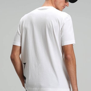 Finn Modern Graphic T-Shirt, 100% Cotton Knitted Men's T-Shirt Summer Men's T-Shirt, Cotton Men's T-Shirt, Single Jersey Fabric T-Shirt image 6