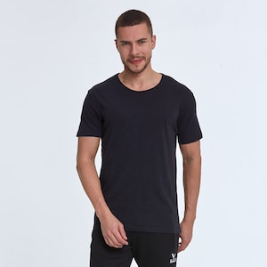 Milan Over Size Herren T-Shirt, bequemes und stilvolles Oversize Plain Tee, lässige und trendige Outfits, mühelos cooles Oversize Plain Tee