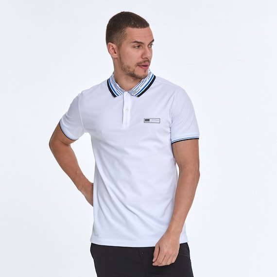 Elevate Your Wardrobe With a Minimalist Polo Shirt for Men Trendy Logo Printed Collared Plain Polo Tee Shirt Stylish Men s Casual Polo Etsy UK