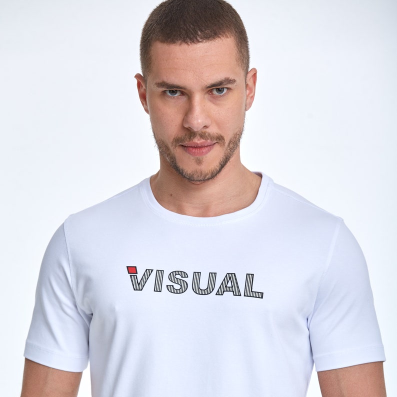 Visual Text Trending Funny Summer Graphic T Shirt for Men image 7