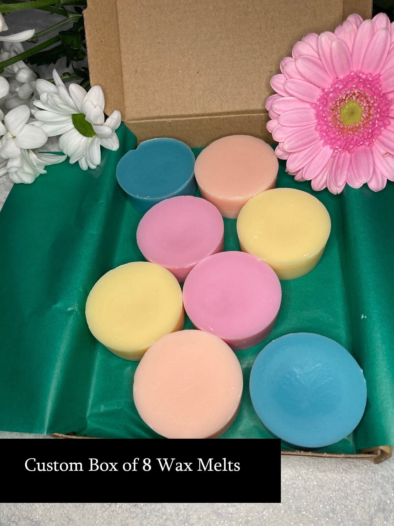 Wax Melt Box Small Box of 8 Wax Melts Custom Box of Wax Etsy