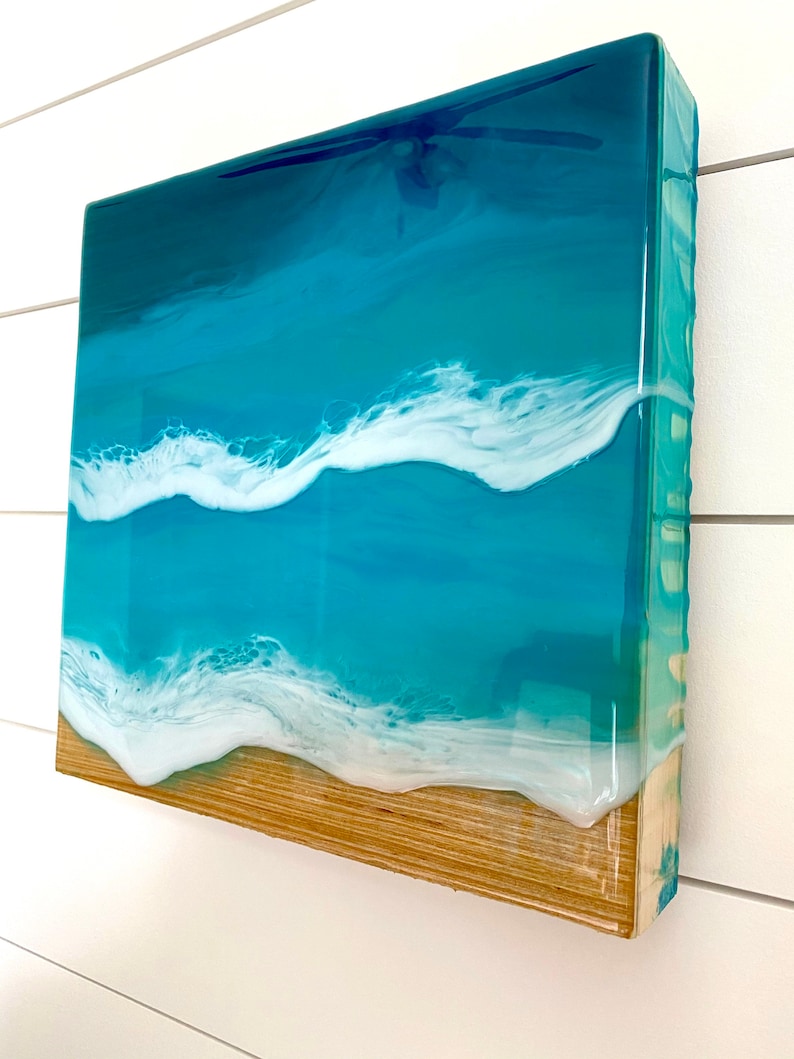 Local Break Ocean Resin Piece