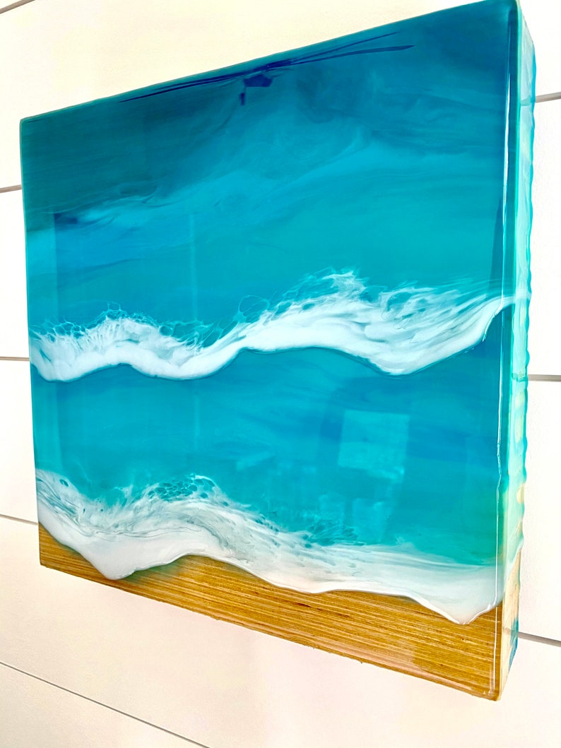 Local Break Ocean Resin Piece