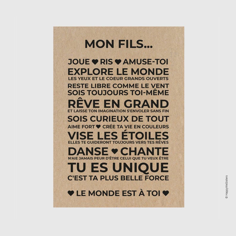 Carte d'anniversaire enfant - Joyeux anniversaire - Carte personnalisable garçon – Message inspirant pour anniversaire ou naissance Bild 1