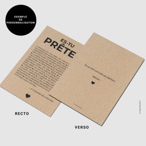 Carte annonce grossesse originale future Tata - Es-tu prête à devenir tata - Carte naissance - Carte personnalisable immagine 4