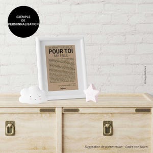 Carte "Je serai toujours là pour toi" - Carte d'affection - Carte d'amitié - Idée cadeau départ - Cadeau déménagement - Personnalisable afbeelding 4
