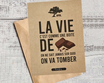 Chocolate Quote Etsy France