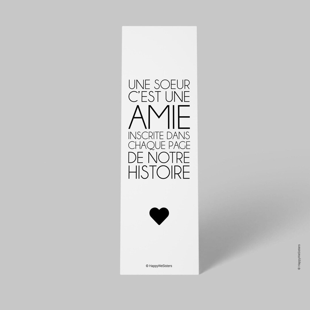 Marque-page Pour Sœur, Anniversaire, Remise De Diplôme, Cadeau De Frère, Sœur, Cadeau De La Part D'une Sœur Best Sister, Marque Page Livre