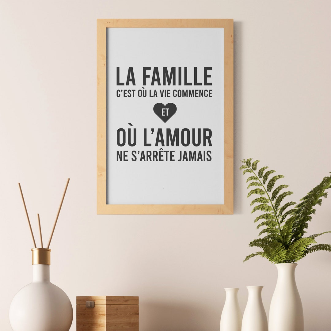 Family Theme Poster - Printable PDF Poster - A6 to A1 Format - Digital ...