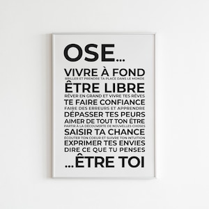 Affiche Collègue, mot magique - poster avec du texte positif