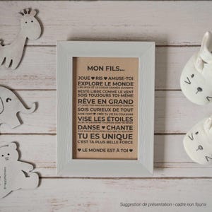 Carte d'anniversaire enfant - Joyeux anniversaire - Carte personnalisable garçon – Message inspirant pour anniversaire ou naissance Bild 5