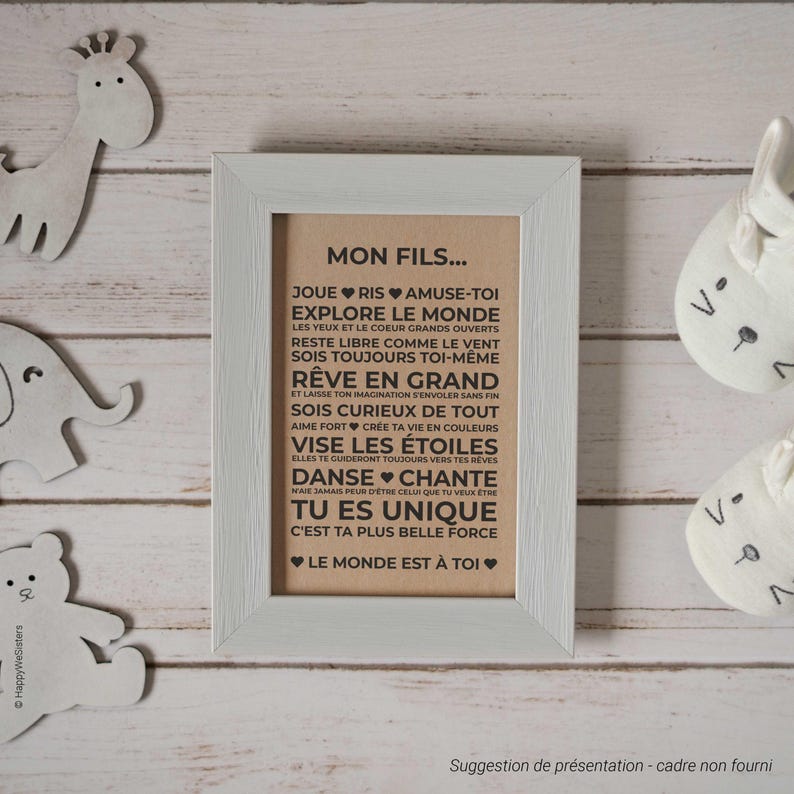 Carte d'anniversaire enfant - Joyeux anniversaire - Carte personnalisable garçon – Message inspirant pour anniversaire ou naissance Bild 5