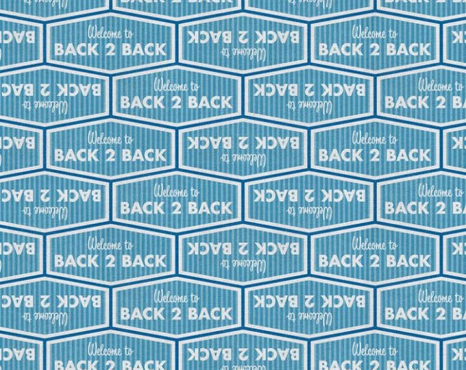 Featured listing image: The Final Inning LA Stadium Back to Back Sign Fabric - Half Yard Cut