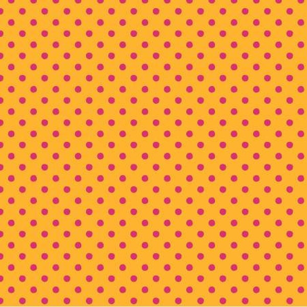 Chicka Chicka Boom Boom Sun Doodle Dot Fabric- Half Yard Cut