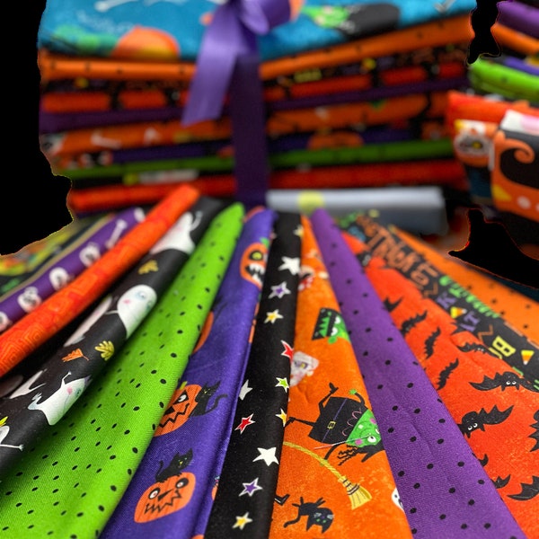 Halloween Fabric Panels Etsy