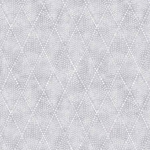 Silver Diamond Dots 108” Backing Fabric- Half Yard Cut