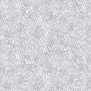 Silver Diamond Dots 108” Backing Fabric- Half Yard Cut