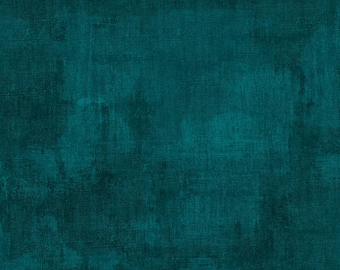Dark Teal Dry Brush 108” Backing Fabric- Half Yard Cut