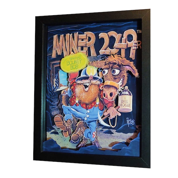 Miner 2049er | Shadow Box (8" x 10" | 6 Layers)