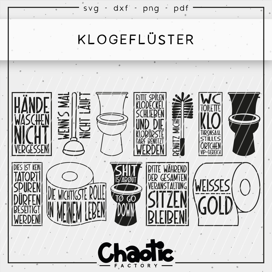 Arquivo de plotter, sussurros de banheiro, dxf, png, svg, ditados de