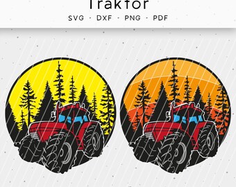 Plotter file, tractor, png, svg, dxf, pdf, vehicle, tractor