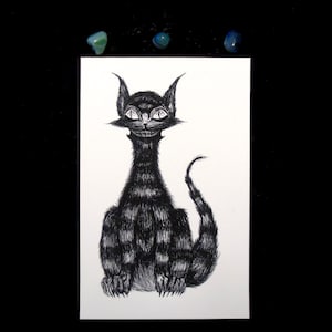 Todas las sonrisas / Impresión Giclée del gato de Cheshire